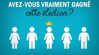 Monsieur le président, avez-vous vraiment gagné cette élection ?