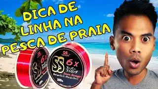 Dicas de pesca de praia, quantos milímetros tem que ter a linha para ter melhor resultado na pesca?