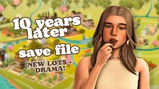 Sims 4 10 Years Later?! THE DRAMA 🫣 | The Sims 4 Base Game Save File