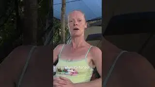 Homeless woman in the woods - no water or shelter from cold.