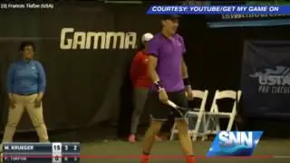 SNN:Love Making Interrupts Sarasota Open Tennis Match