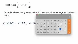 Naming and ordering numbers | Worked example | Praxis Core Math | Khan Academy