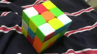 A cube a day: white blue and red!