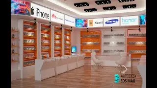 how to create mobile shop in 3ds max #easy #shop #model