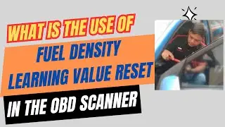 The Purpose Fuel Density Learning Value reset in the OBD Scanner
