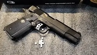 WE Airsoft 1911 MEU review and testing #airsoft