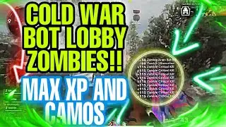 BLACK OPS COLD WAR BOT LOBBIES ZOMBIES/RANK/XP/CAMOS GLITCH