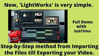 LightWorks - Step-by-step method - Part - 1 With Full Demo and Subtitles.