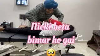 Nicki beta bimar ho gai 🥺 #vlog #tretment #doctor