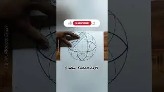 Geometric Rangoli Design Drawing 