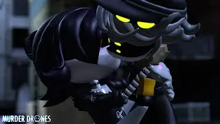 Murder Drones Short Animation: Uzi x N //💜  N wants to be Uzi's Boyfriend💜
