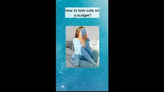 How to look cute on a budget? #shorts #cute #aesthetic #trending #fashiontips #glowup #fashion