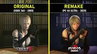 Ninja Gaiden 2 Black | Original vs Remake | Graphics Comparison | Xbox 360 vs PC Max Settings