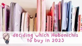Helping us decide which Hobonichi books & covers to buy for 2023 😍 (timestamps in the description)