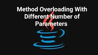 Prgm#78 Method Overloading with different number of parameters