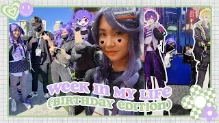 week in my life ✧ celebrating my birthday, anime cons, i met my nijisanji oshi!