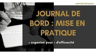 COMMENT FAIRE UN JOURNAL DE BORD