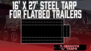 16' X 27' STEEL TARP FOR FLATBED TRAILERS (2022)