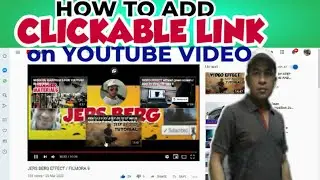 HOW TO ADD CLICKABLE LINK ON YOUTUBE VIDEO | Jers Berg