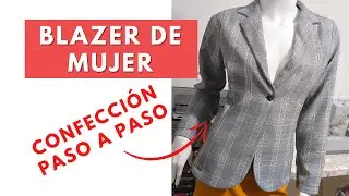 How to sew a WOMEN'S BLAZER STEP BY STEP