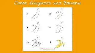 Come Disegnare una Banana | Tutorial 🍌