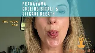 BREATHE: 5 minute Pranayama | Sitali & Sitkari cooling breath for pregnancy | The Yoga Doc