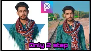 PicsArt Triangle Pop Out Effect | 3D Portrait Dp Editing PicsArt | Cartoon Portrait Logo |
