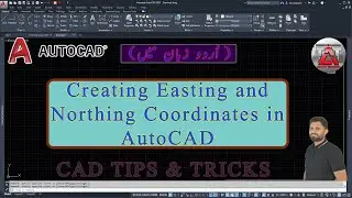 Creating Easting and Northing Coordinates in AutoCAD #cadtips, #coordinates, #command,