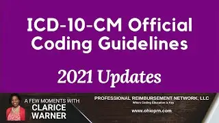 ICD-10-CM 2021 Guidelines Updates