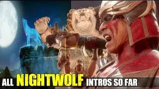 All Nightwolf Intros so Far Pre-Release 8/13/19 (Relationship Character Intro Dialogues) MK 11