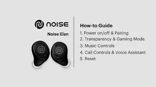 Noise Elan: Know How to Use Guide
