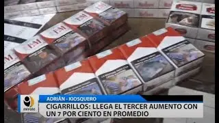 Cigarrillos: Llega el tercer aumento del año con un 7 por ciento de aumento.