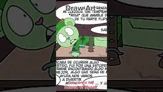 Scared of Myself (fan cómic htf) fandub/3 escenas 💚 #flippy #fliqpy #htf #fanfic