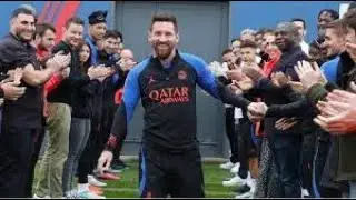 Lionel Messi de retour a l'entrainement au psg