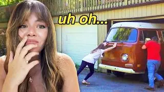 finally getting started on our van restoration (it's already broken)