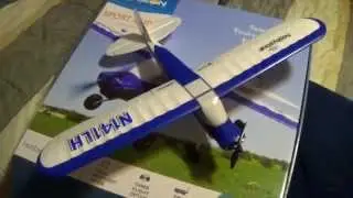e flite sport cub s unboxing and first look