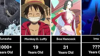 Age of One Piece Characters - Youngest to Oldest