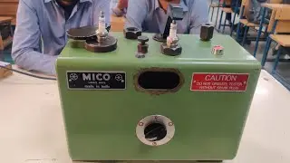 Spark Plug Cleaning & Testing Machine by BOSCH(MICO) #iti #mmv #ignition #sparkplug @Autotechedu