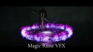 Unreal Engine Magic Rune VFX Unreal Marketplace / VRhinoFX
