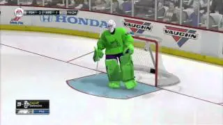 NHL 13 EASHL Slap Pass Breakaway Goal