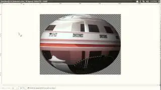 How to Create Animated Spinning Globe From An Image Using GIMP ?.