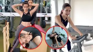 Kriti Kharbanda Amazing Pole Dance Moves With Unseen H0t Workout Routine