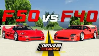 Ferrari F50 vs Ferrari F40 Which is better? | Driving Empire