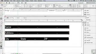 tutorial adobe indesign Tabs Tips
