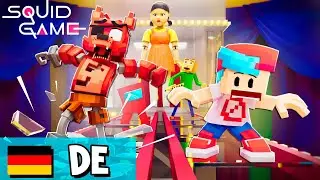 SQUID GAME vs. Friday Night Funkin', Among Us, FNAF, Baldi, and Bendy! 2 - Animation auf Deutsch