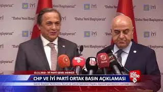 2018 11 13 CHP ve İYİ Parti Ortak Basın Açıklaması Sozsizde
