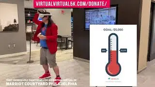 Practicing for my Virtual Virtual 5k in Support of Insure Equality! Even when I'm on the road!