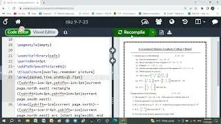 How to make a fancy border around a document in latex