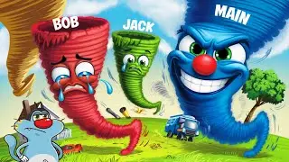 Oggy And Jack Playing Be A Tornado In Roblox!