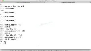 (Learn Programming With Python) 94-Step 02-Operations on List Data Structure
